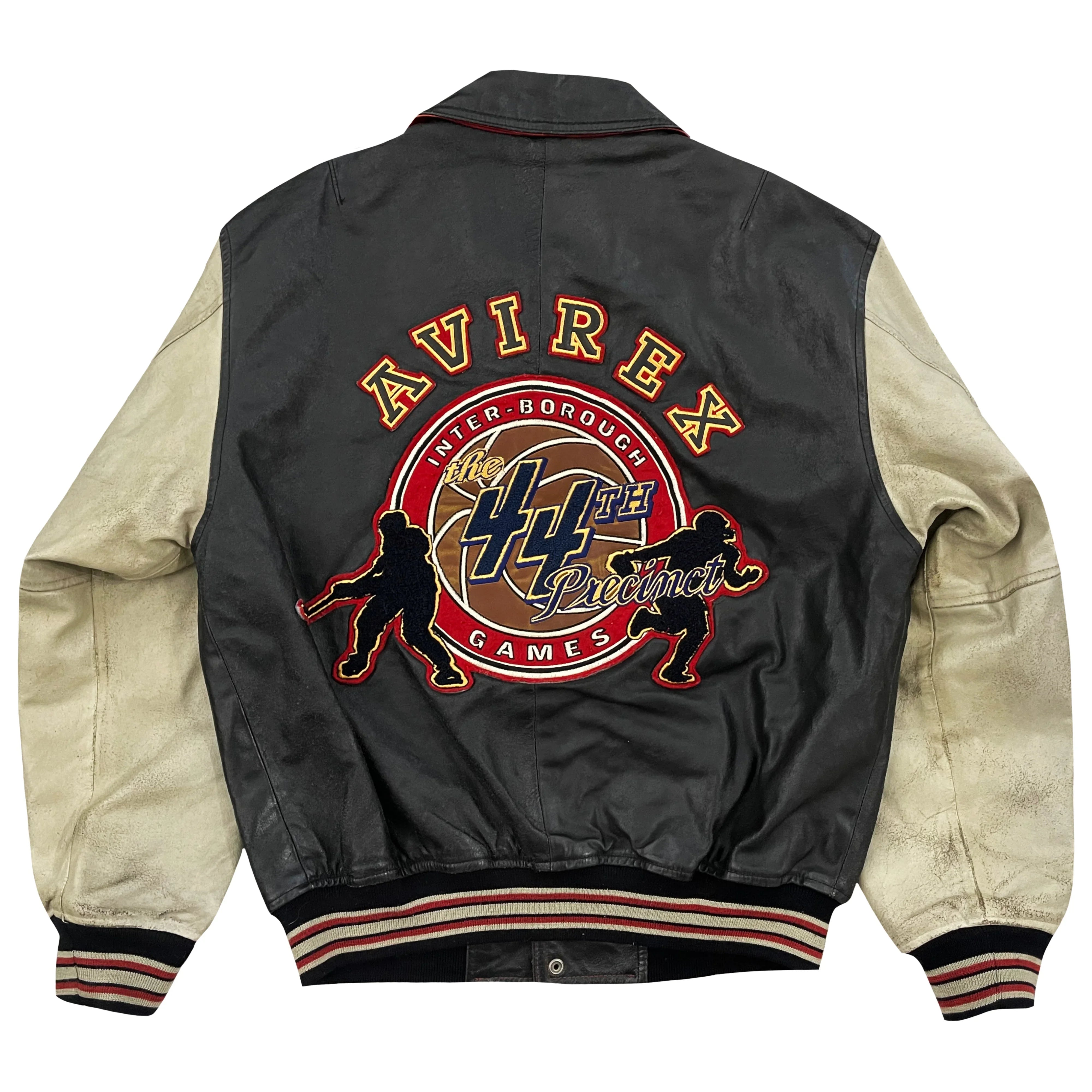 Avirex Interborough Games Leather Varsity Jacket - M – Known Source