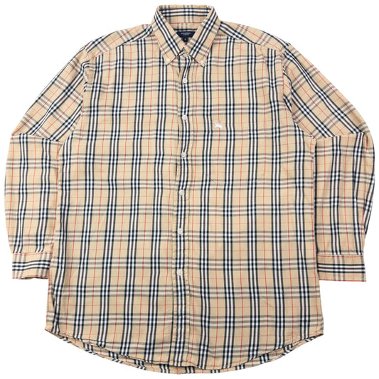 Vintage 2000s Burberry Nova Check Long Sleeve Button Up Shirt Size M | Medium, Multicoloured