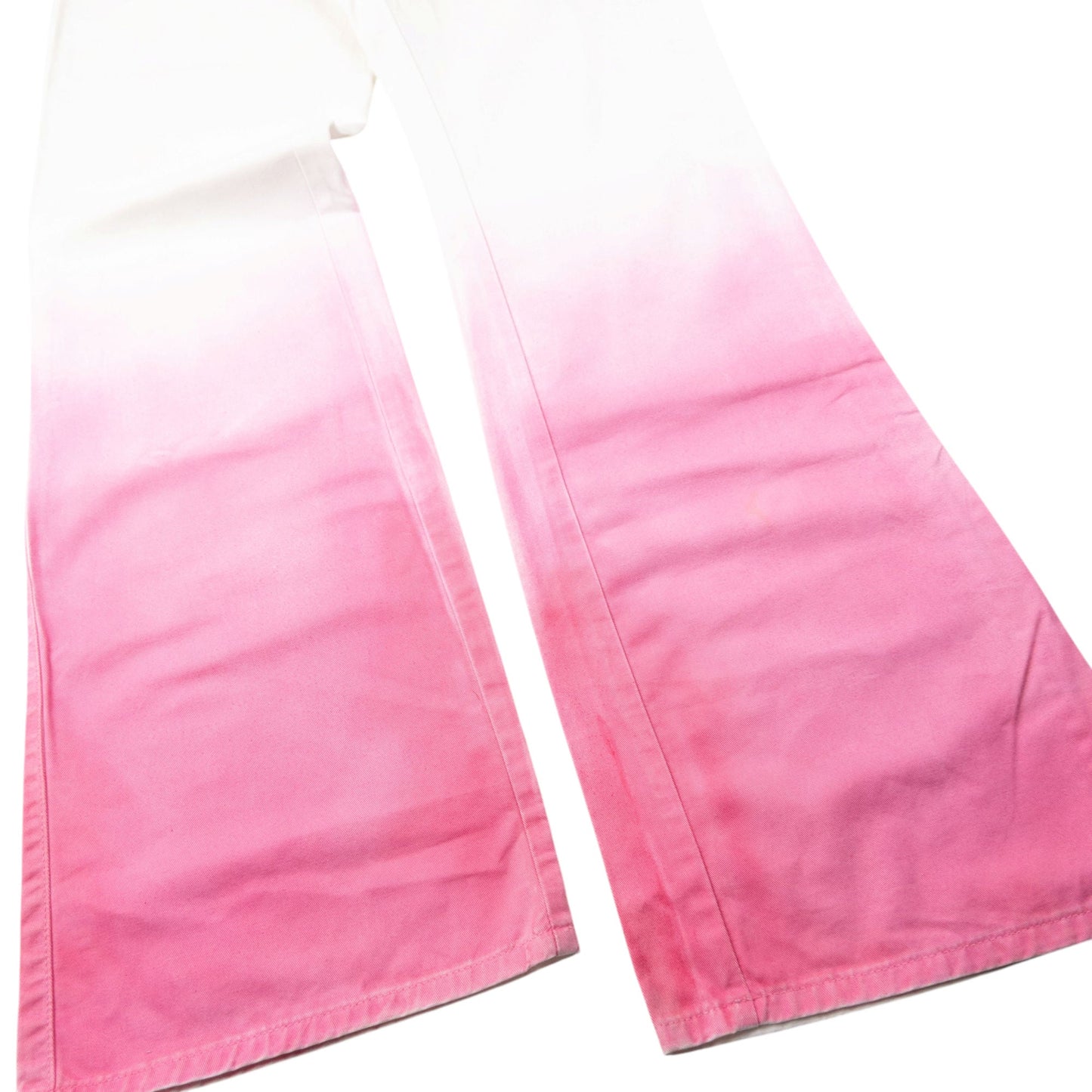 Vintage 2000s Fendi Flared Gradient Denim Jeans Womens Size W28 | W28, Multicoloured