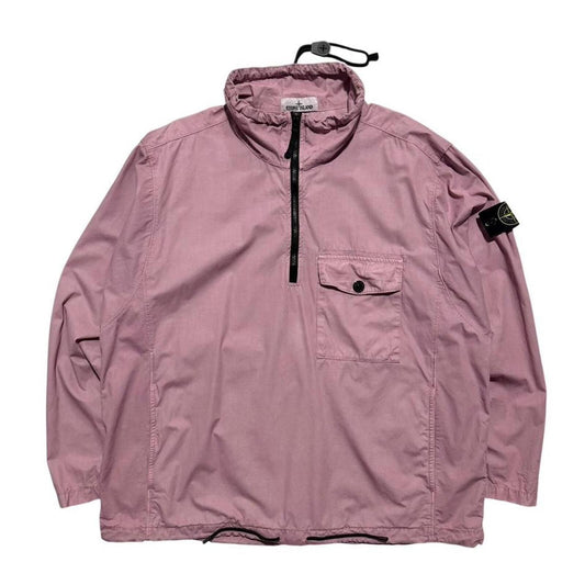 Stone Island Pink Pullover Smock Jacket | XL, Pink