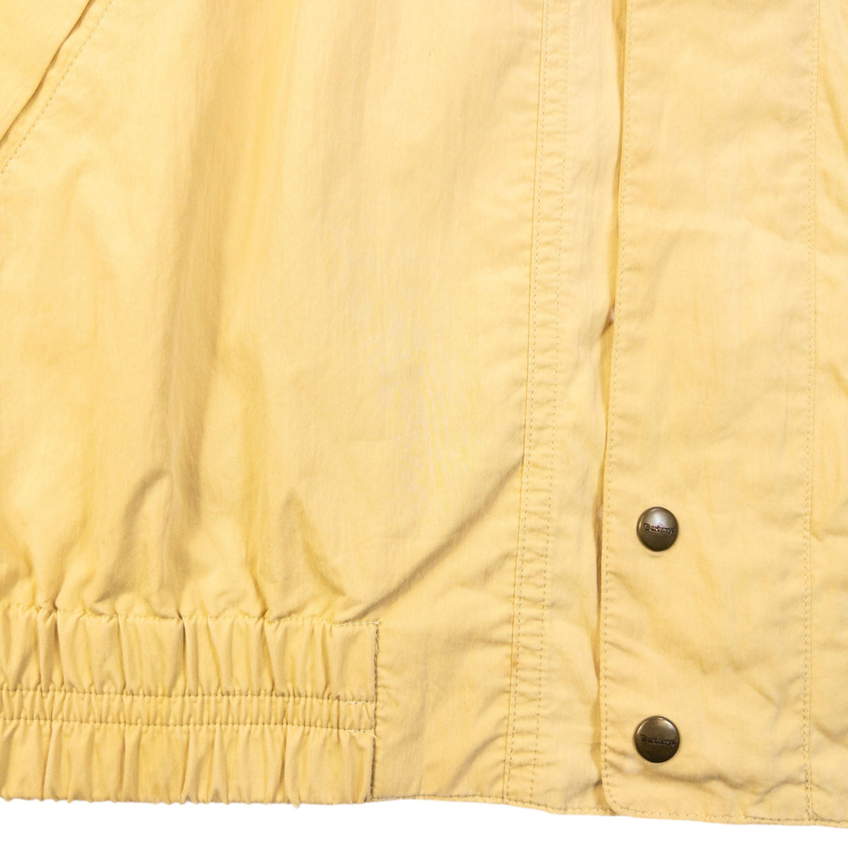 Vintage 90s Burberry Zip Up Jacket Size XS | XS, Yellow