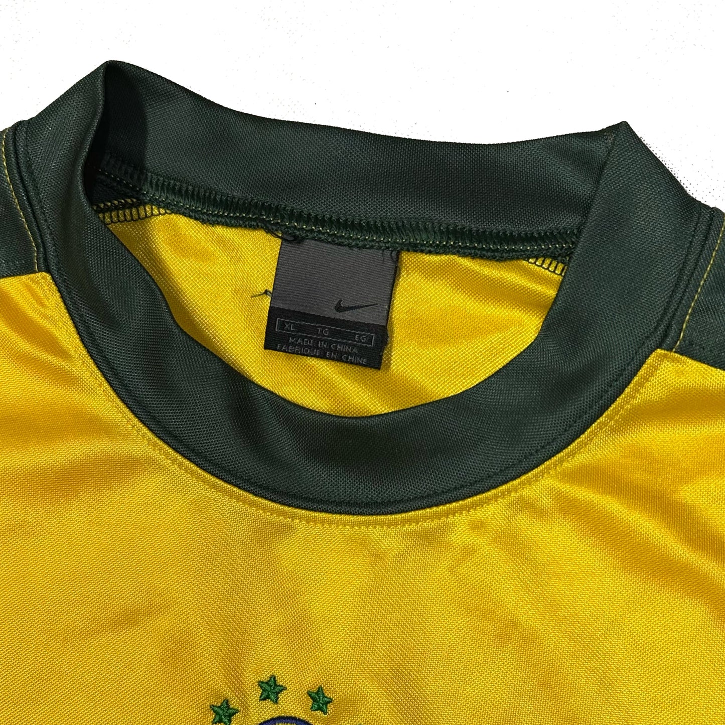 Nike Brazil 2002 Training Shirt In Yellow ( XL )