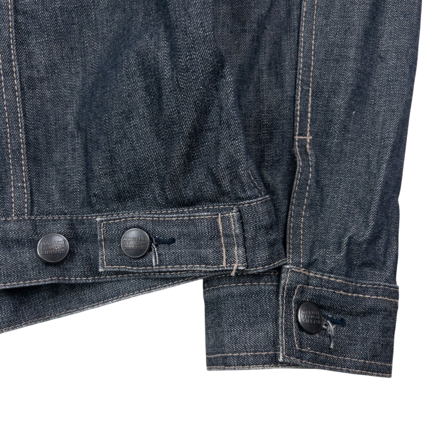 Vintage 2000s Marithe + Francois Girbaud Button Up Denim Jacket Womens Size M