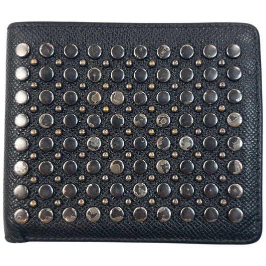 Vintage 2000s Burberry Studded Leather Wallet | O/S, Black