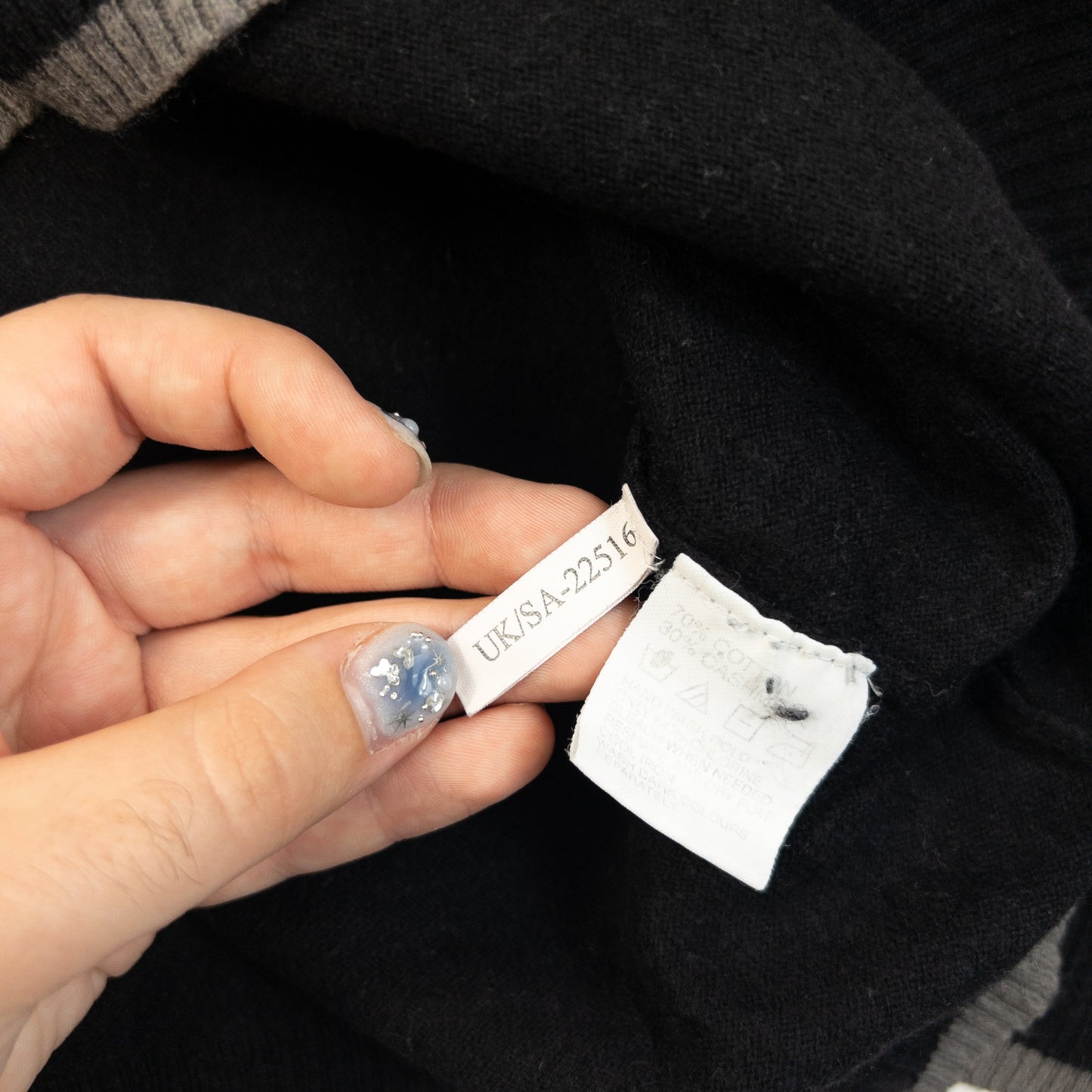 Vintage 2000s YSL Yves Saint Laurent Cashmere Jumper Size M | Medium, Multicoloured