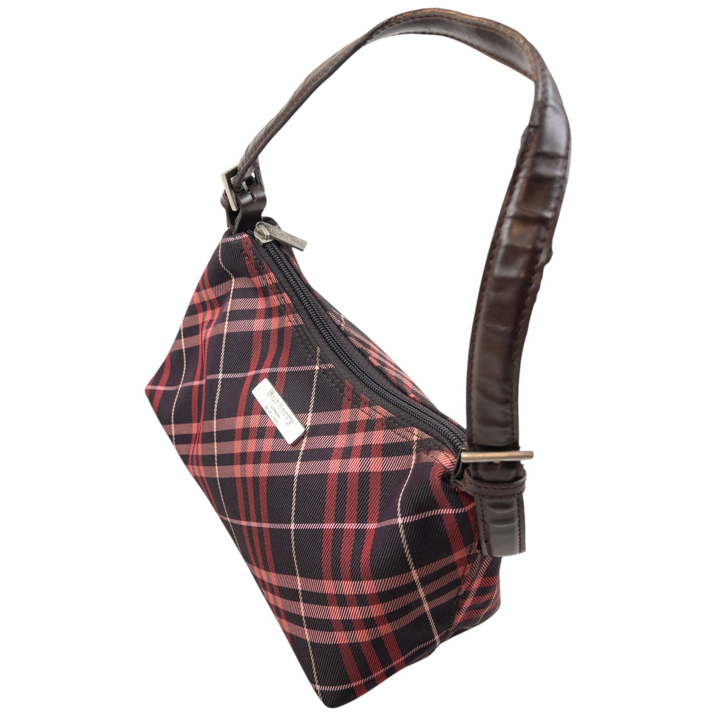 Vintage 2000s Burberry Blue Label Nova Check Shoulder Bag | O/S, Blue