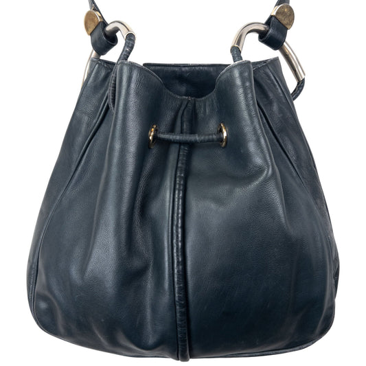 Vintage Gucci Leather Bucket Bag