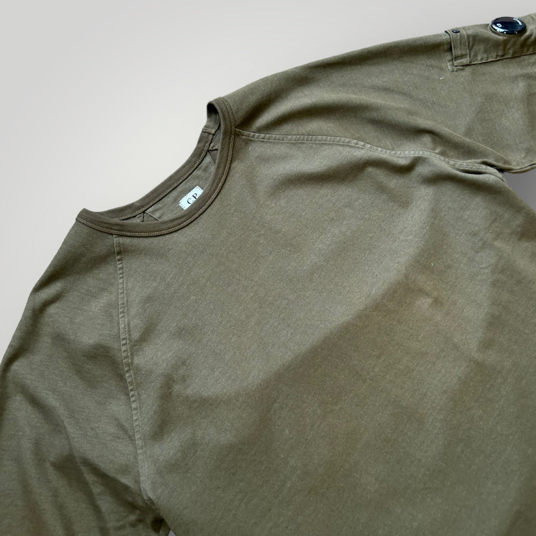 C.P. Company SS/23 Short Sleeved Sweatshirt XL | Default Title, Olive