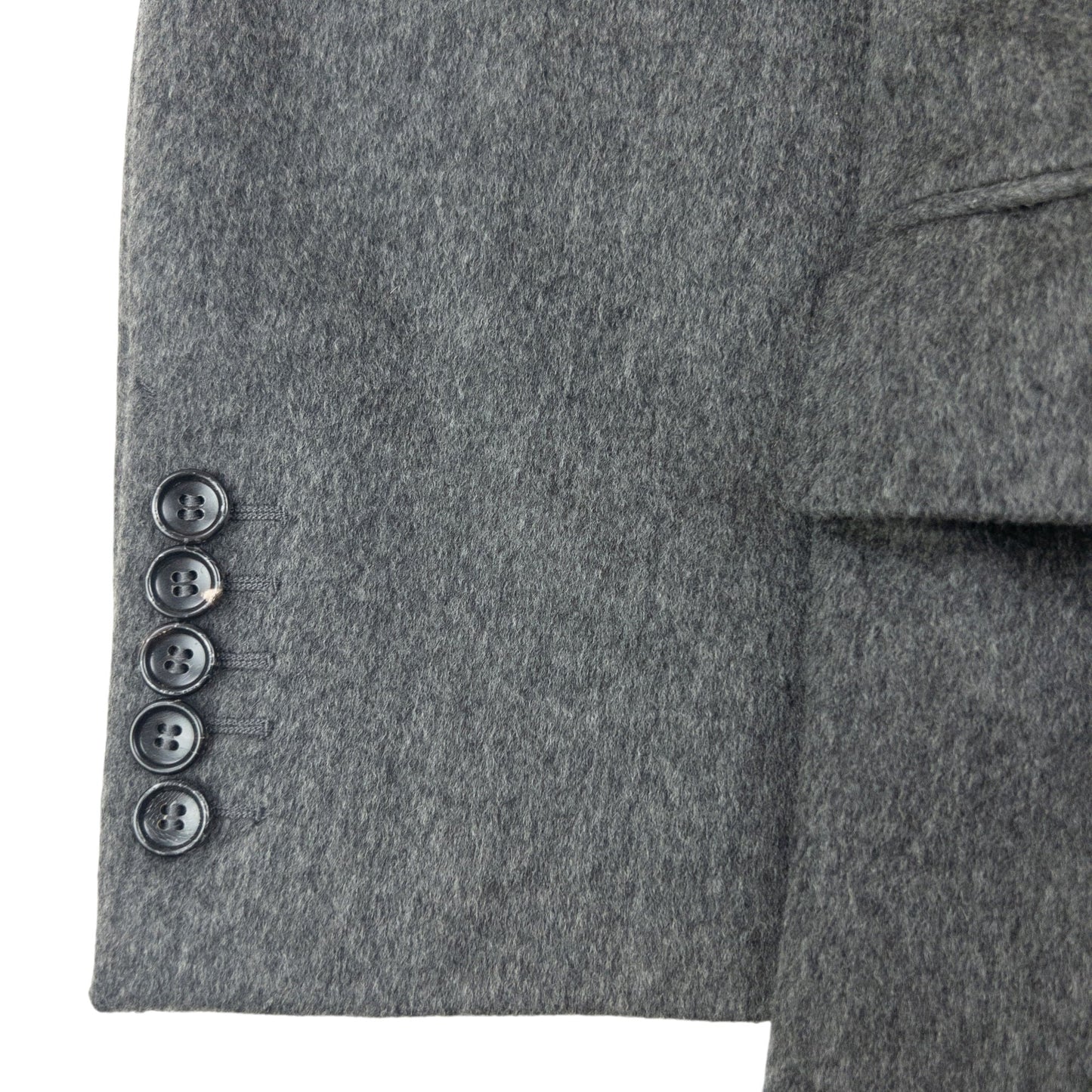 Vintage 90s Gucci Longline Wool Jacket Size M | Medium, Grey