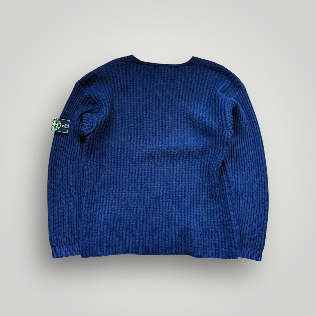 Stone Island AW/97 Ribbed Knitted Wool Jumper M/L