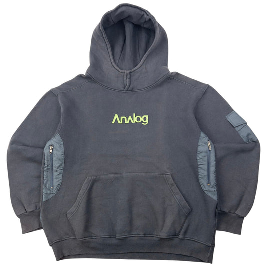 Vintage Burton Analog Multi Pocket Hoodie Size L