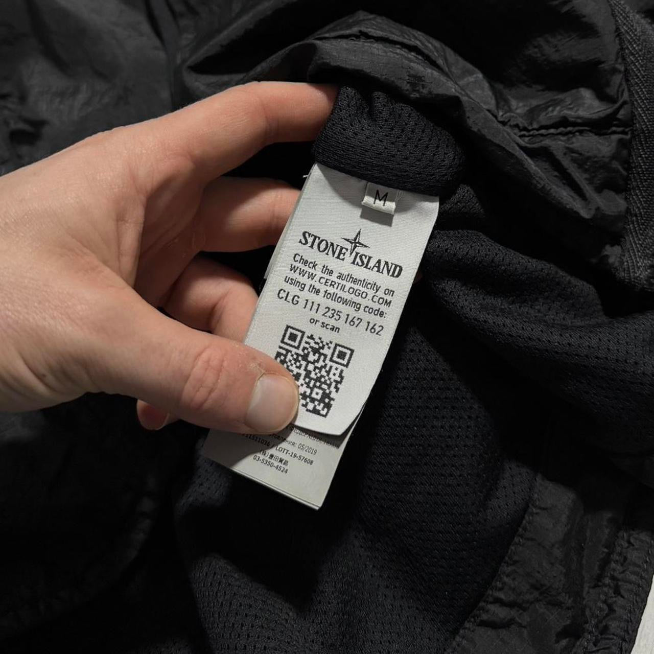 Stone Island Nylon Ripstop Jacket | Medium, Black