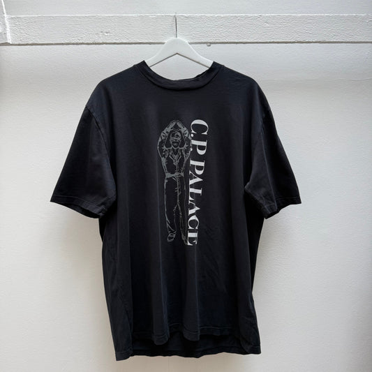 CP Company x Palace T-shirt (L) | Large, Black