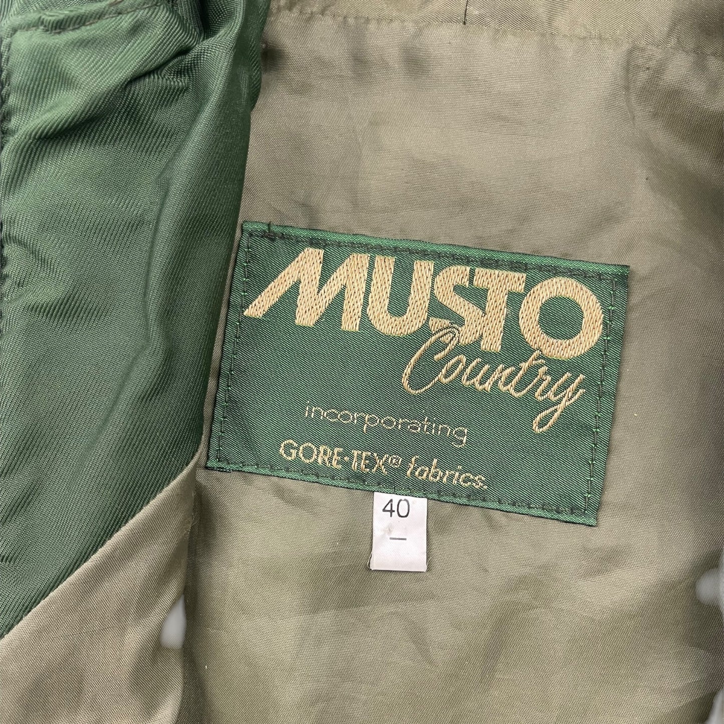 1998 Musto GoreTex Wading Jacket (M) | Default Title, Olive Green