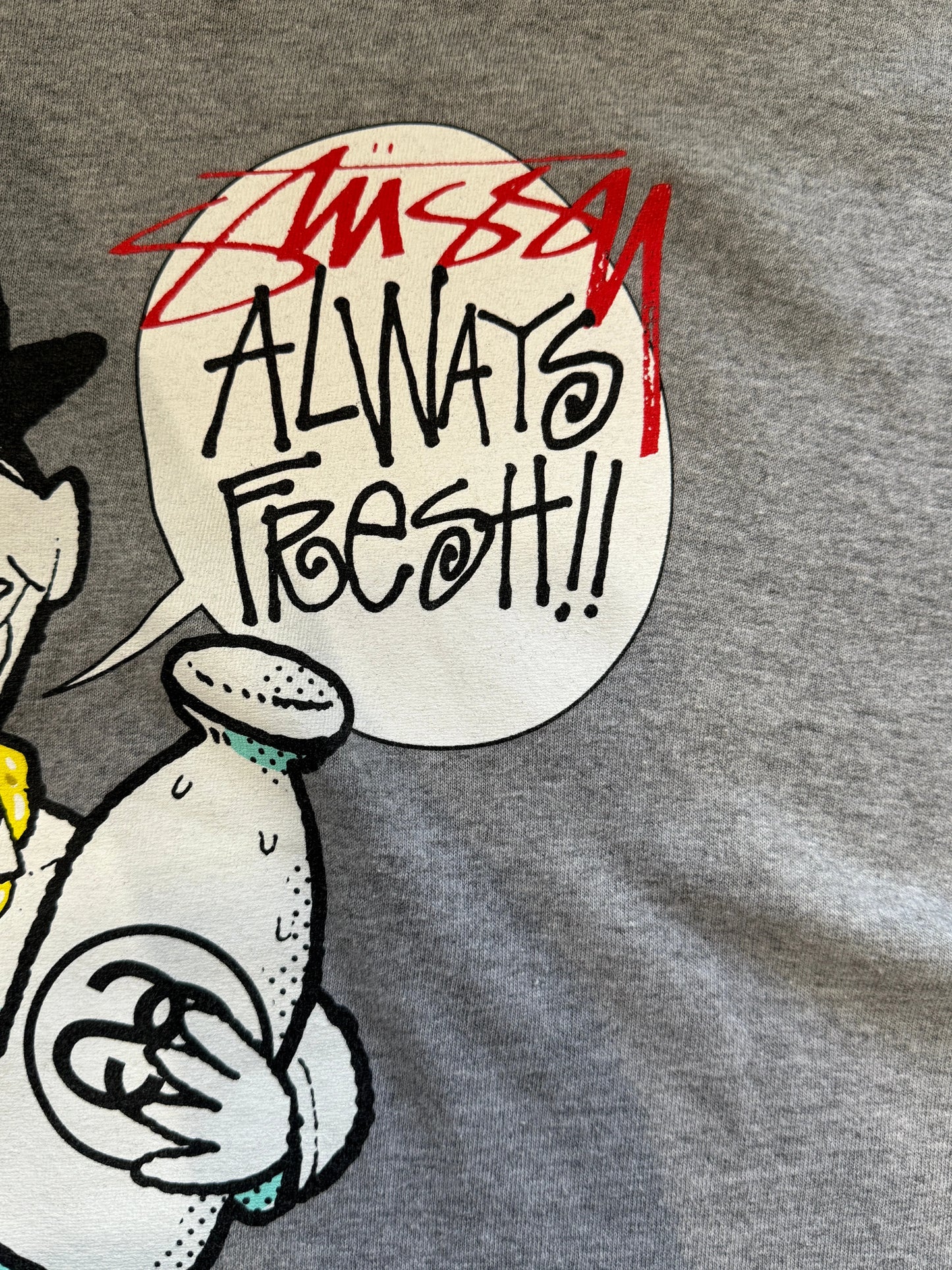 Stüssy Milk Man Graphic T-shirt L