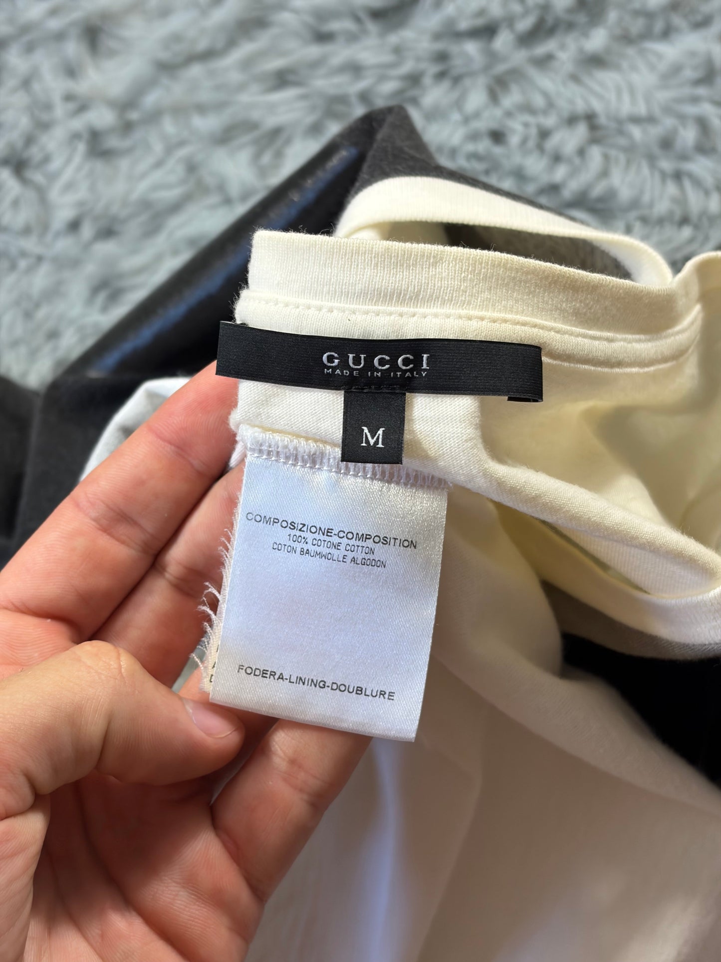 Gucci by Frida Giannini 2009 Giant GG Logo Colourblock T-Shirt - M | O/S, Multicoloured