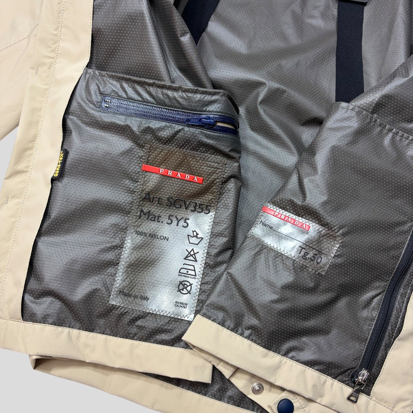 Prada Sport AW00 Goretex Backpack Strap Packable Bag Jacket - M/L | O/S, Red