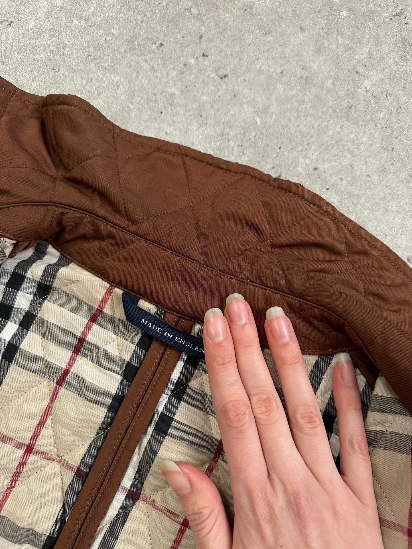Burberry 2000s Quilted Nova Check Jacket - M