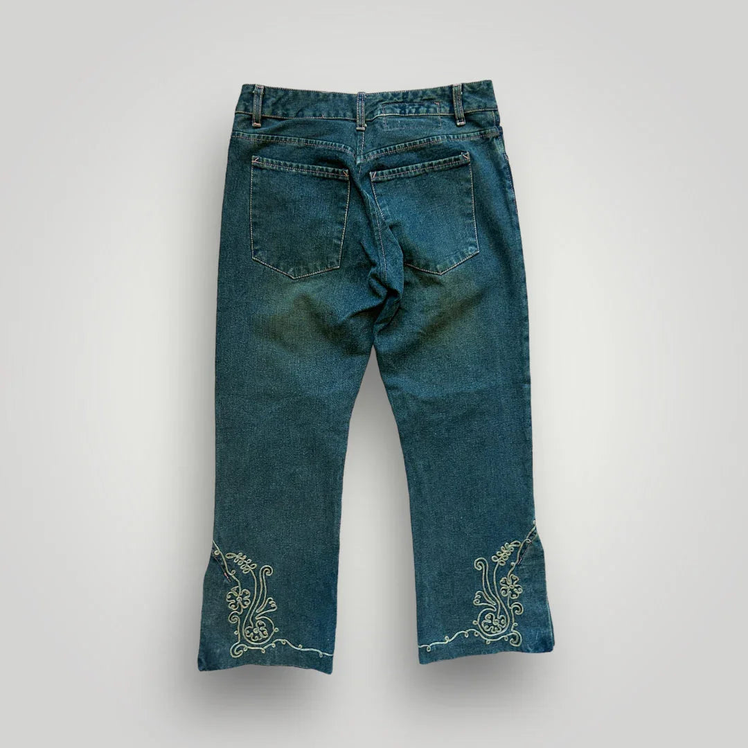 Jean Paul Gaultier 00’s Embroidery Jeans 27x27