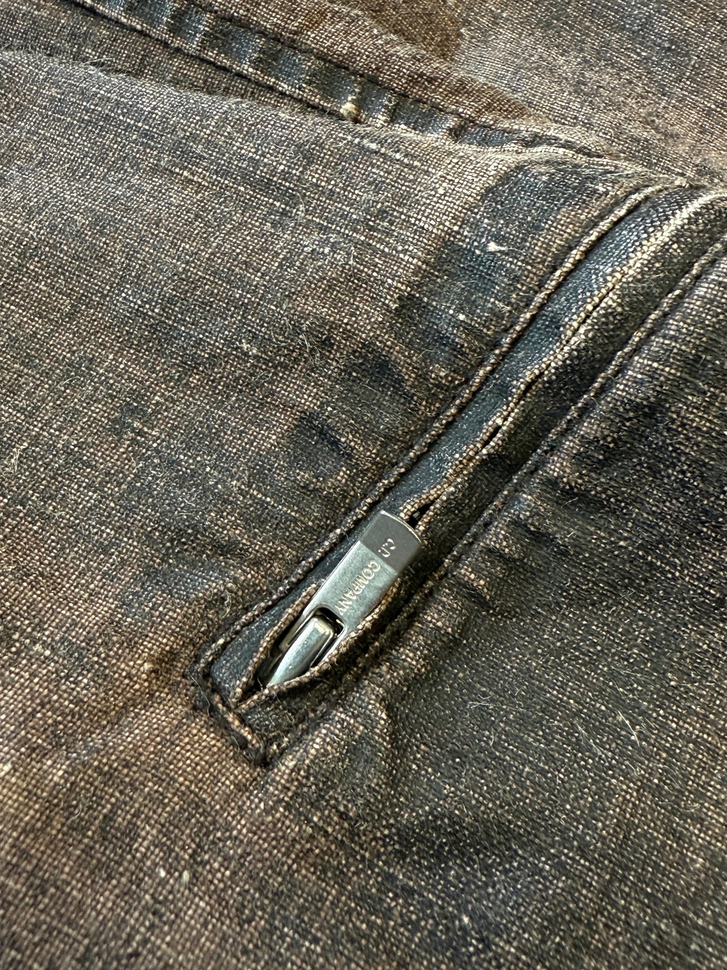 SS/02 C.P. Company Donna Asymmetrical Lino-Flax Lightweight Jacket M