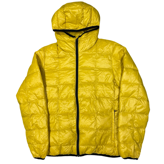 Camp 7 Square Stitch Puffer Jacket In Yellow ( L )