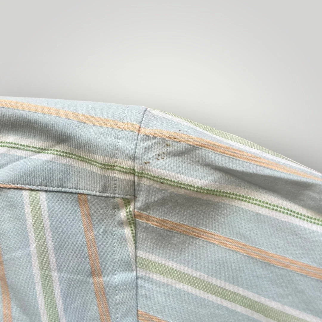 Issey Miyake Designs Deadstock 2000's Grandad Collar Shirt L