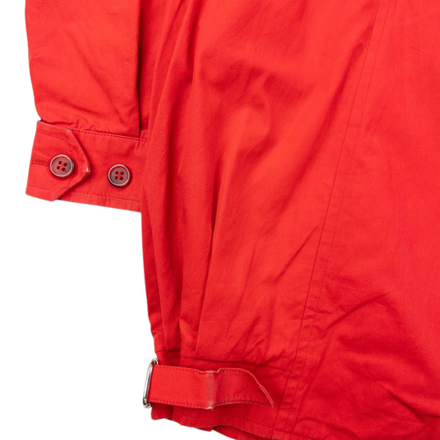Vintage 90s Burberry Zip Up Jacket Size M | Medium, Red