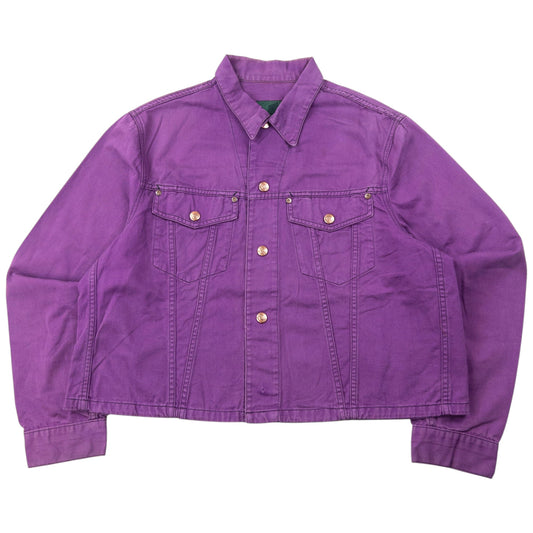 Vintage 80s Gaultier Cropped Button Up Jacket Size XS | XS, Purple