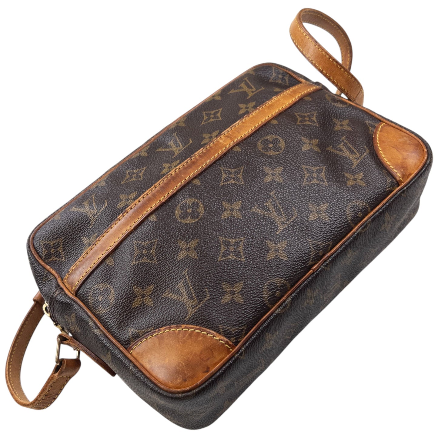 Vintage 90s Louis Vuitton Trocadero Monogram Leather Crossbody Bag