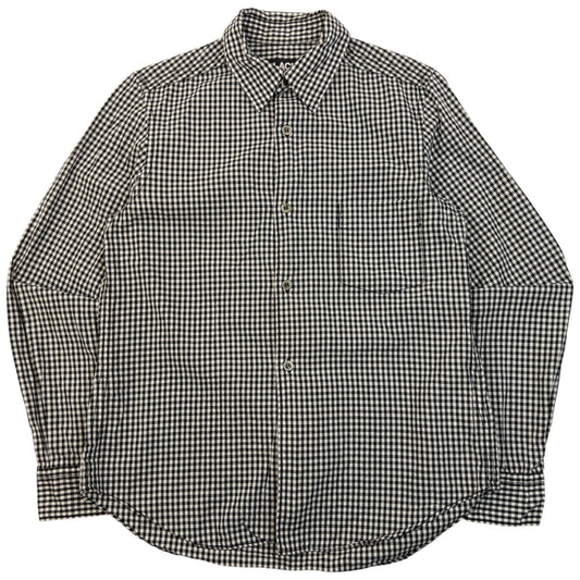 Vintage 2000s Comme Des Garçons BLACK Long Sleeve Button Up Shirt Womens Size S | Small, Multicoloured