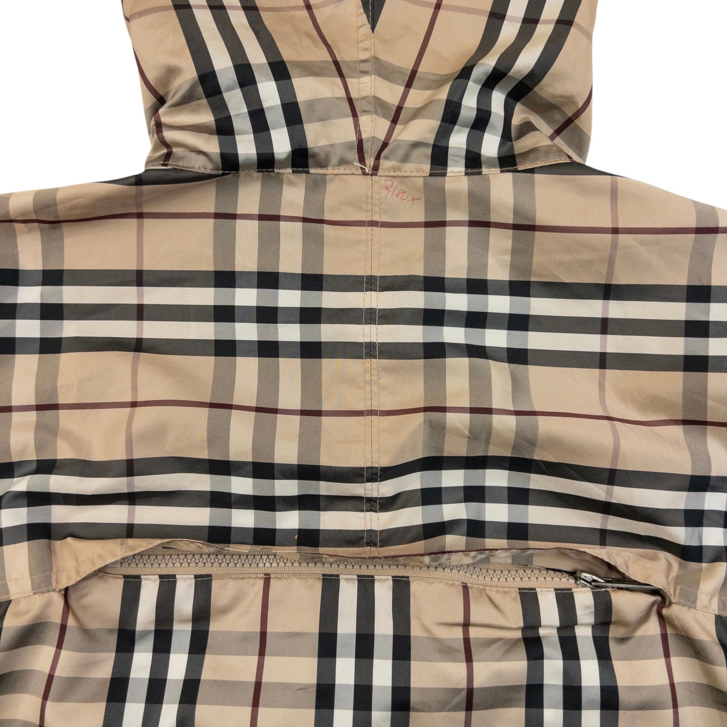 Vintage 2000s Burberry Nova Check Reversible Packable Jacket Size M | Medium, Beige, Navy