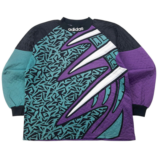Vintage 1995-96 Adidas Template Goalkeeper Shirt Size L