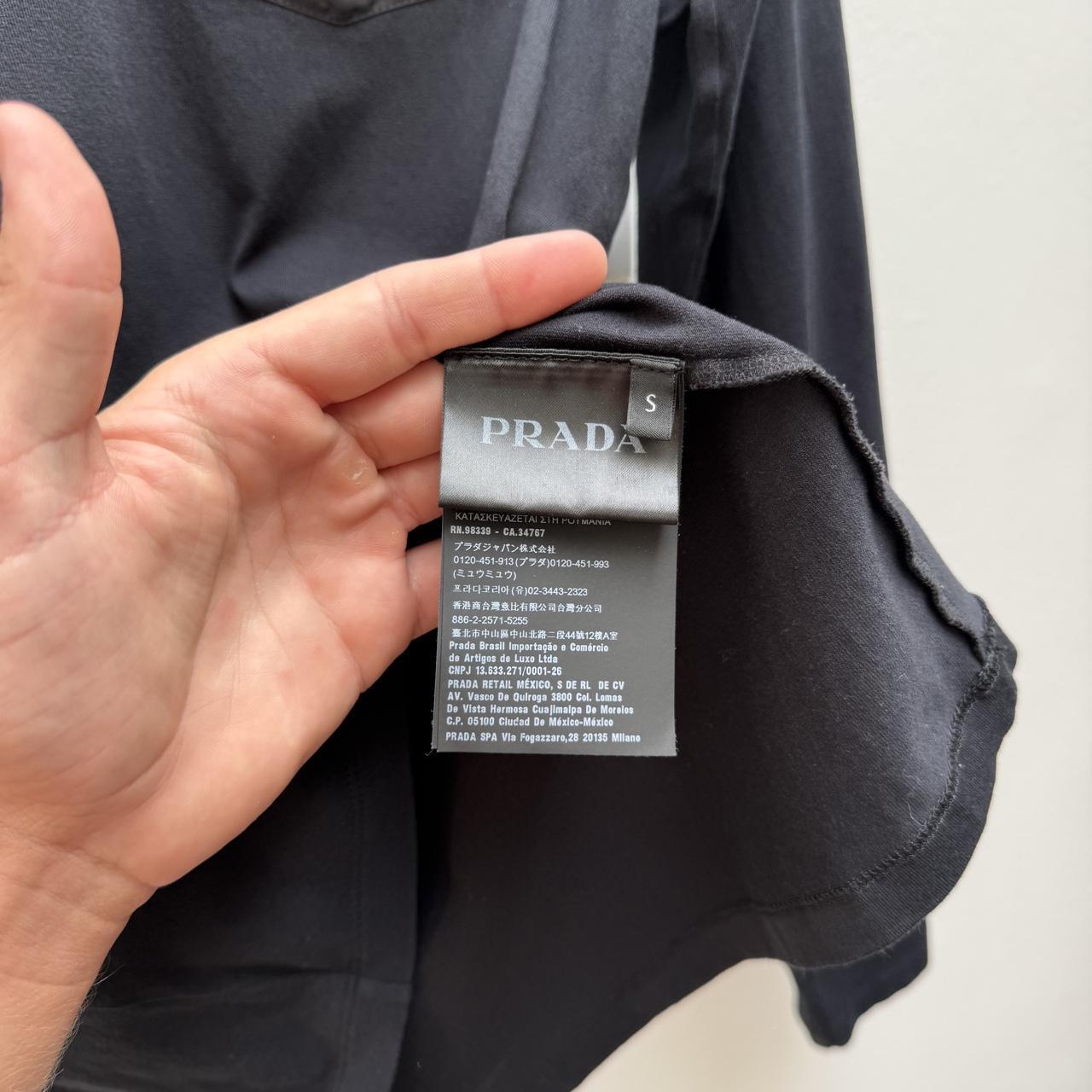 Prada Longsleeve T-shirt in Black (S) | Small, Black