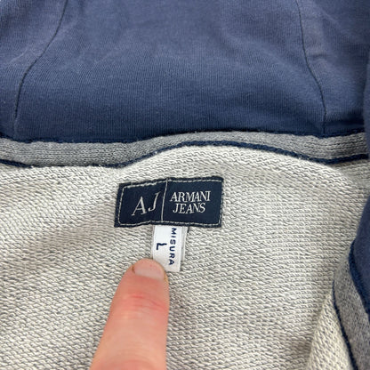 Vintage Armani Jeans Zip Hoodie Size M