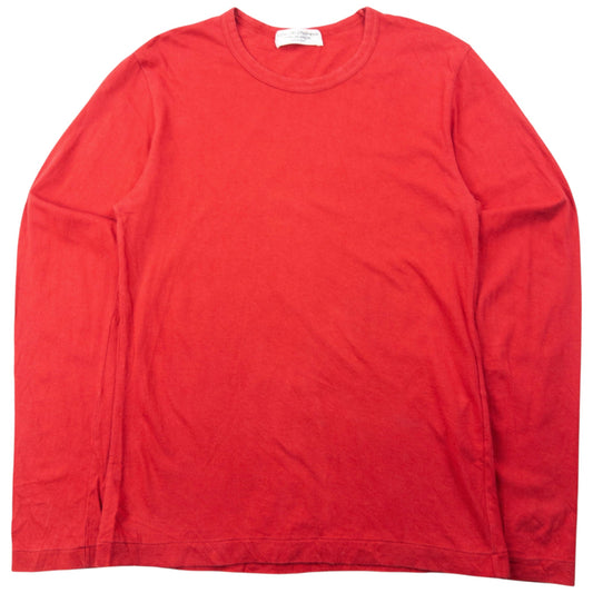 Vintage 90s Comme Des Garçons Rob De Chambre Long Sleeve T Shirt Womens Size M | Medium, Red
