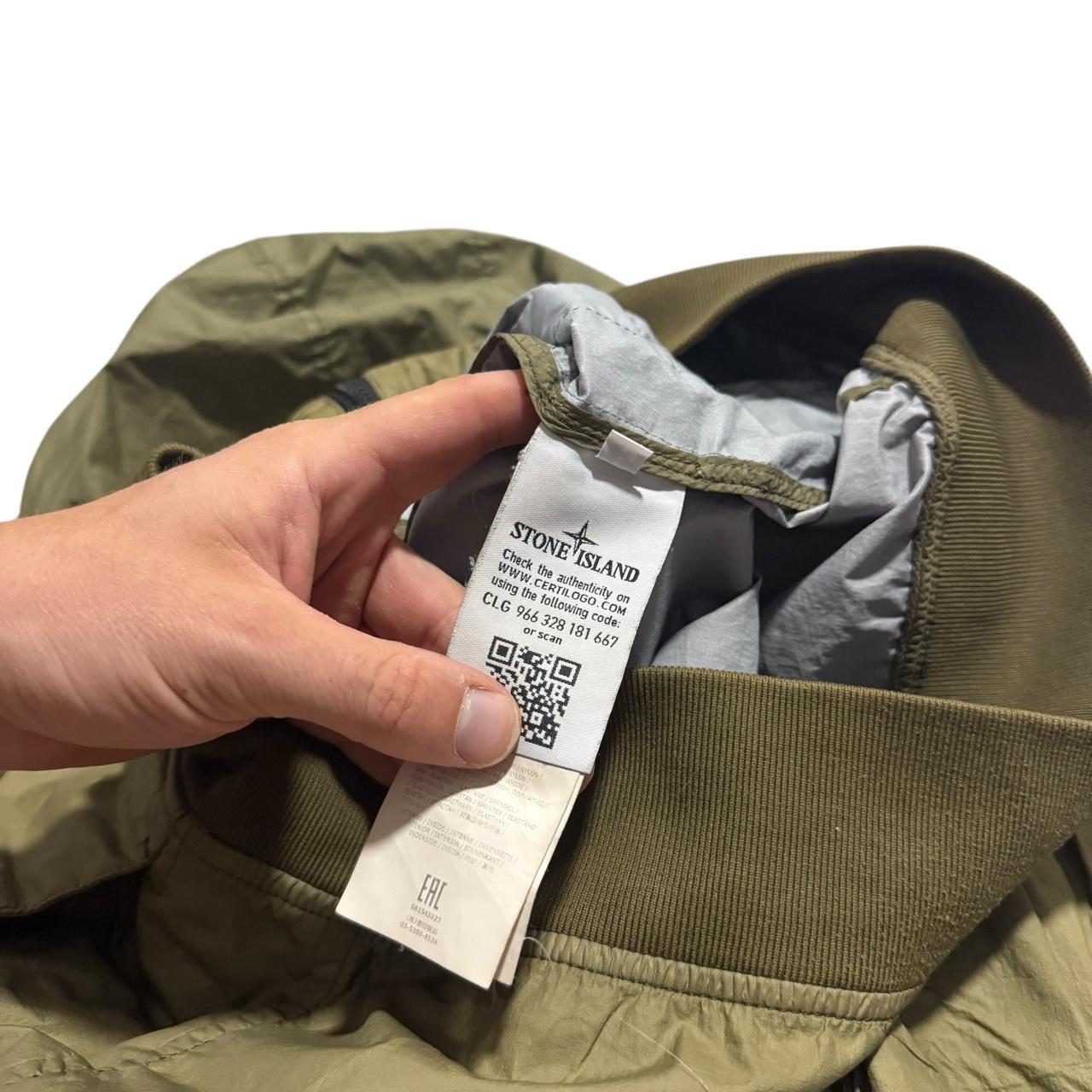 Stone Island Membrana-TC Jacket | Small, Olive Green