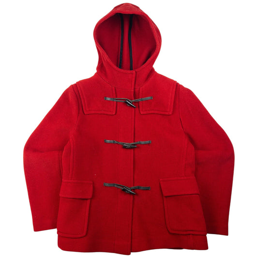 Vintage Burberry Wool Duffle Jacket Womens Size M