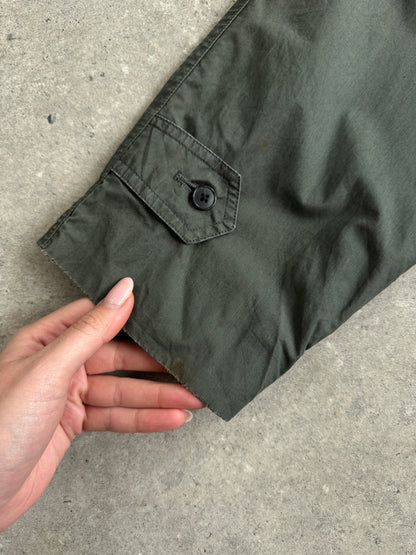 Yves Saint Laurent Pure Cotton Concealed Placket Trench Coat - L