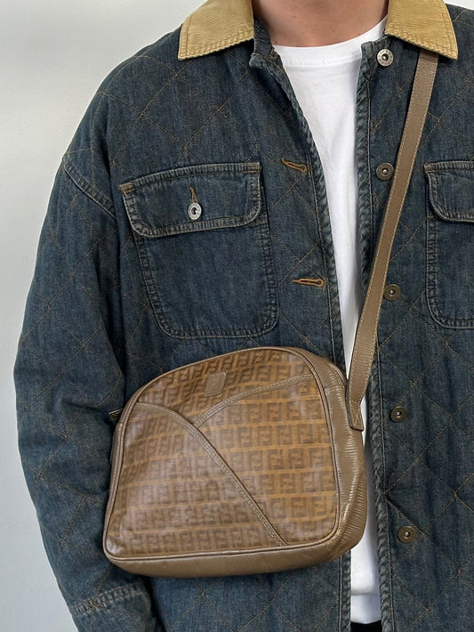 Fendi 1980s FF Monogram Crossbody Bag