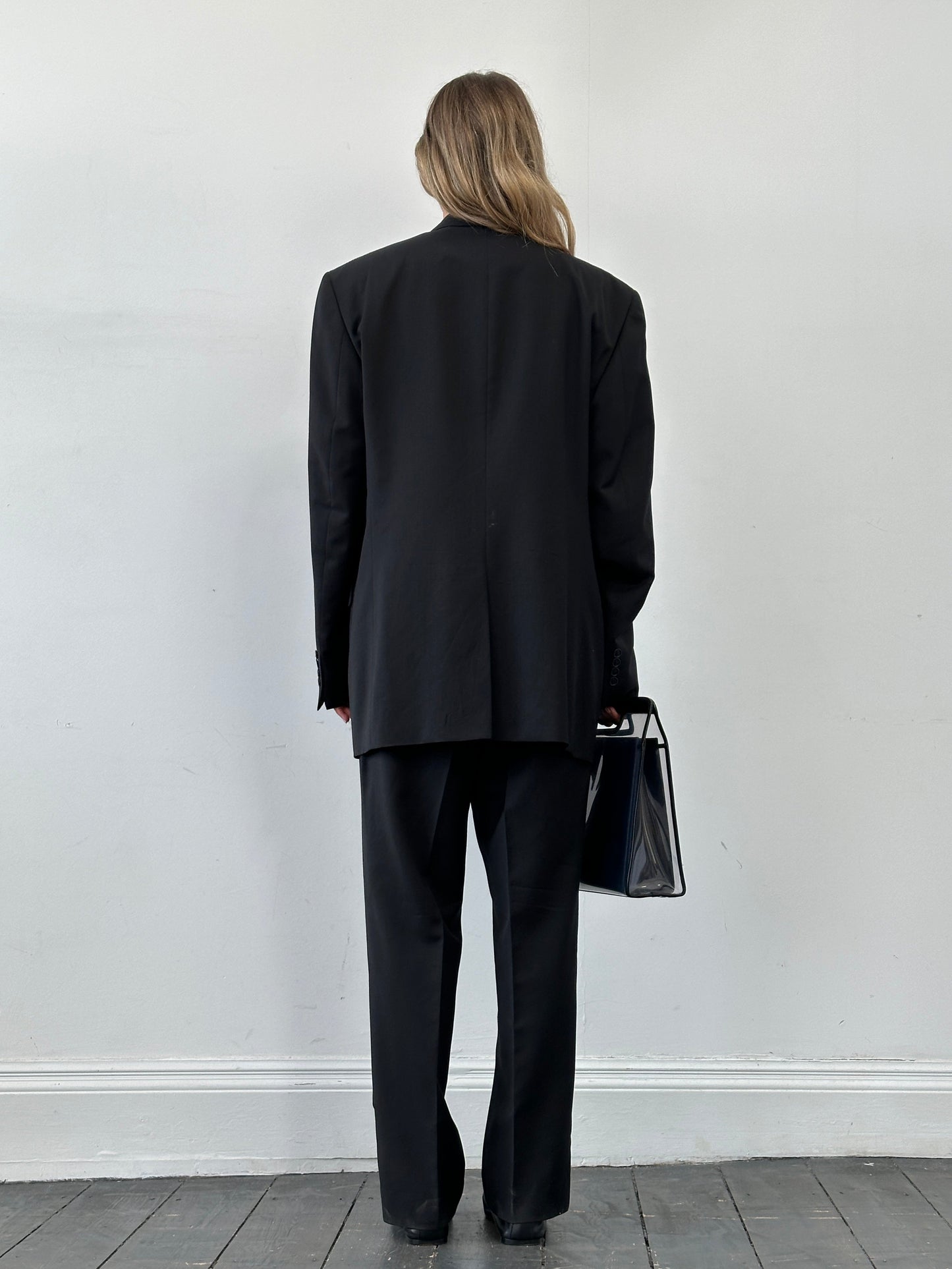 Yves Saint Laurent Pour Homme Pure Wool Single Breasted Suit - 46R/W38