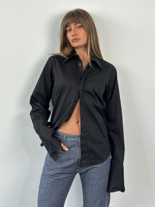 Yves Saint Laurent Pour Homme 2000s Cotton Dress Shirt - S