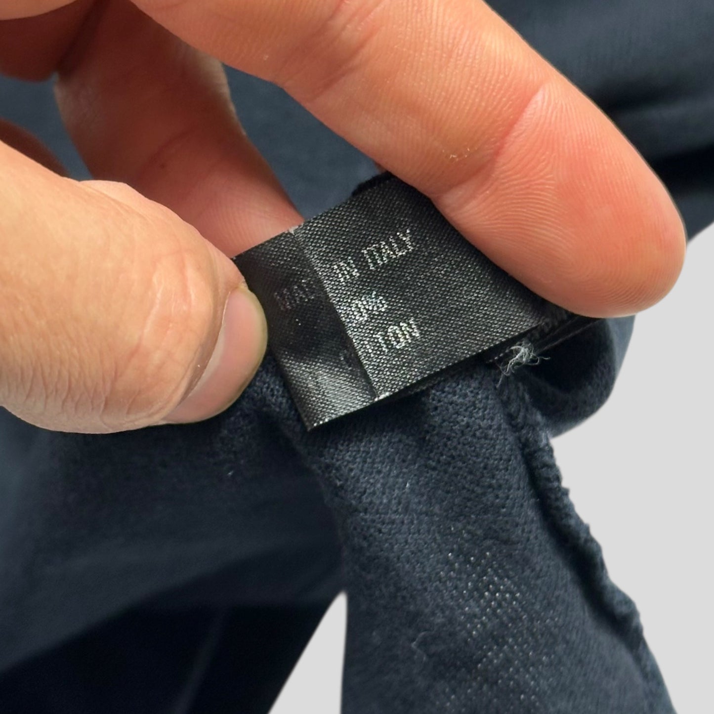 Prada Sport 1998 Vertical Logo Stash Pocket Polo Shirt - M/L