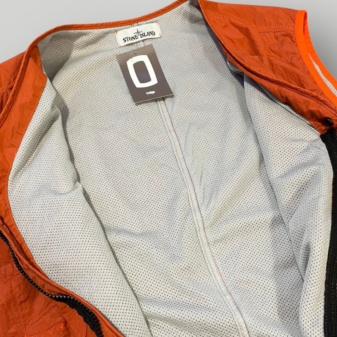 Stone Island Seersucker TC Patch Logo Gilet XL