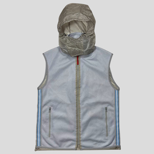 Prada Sport SS00 Gel Seam Convertible Mesh Gilet - IT48