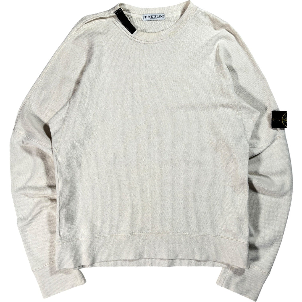 Stone Island 2007 Adjustable Crewneck Jumper L | Large, White