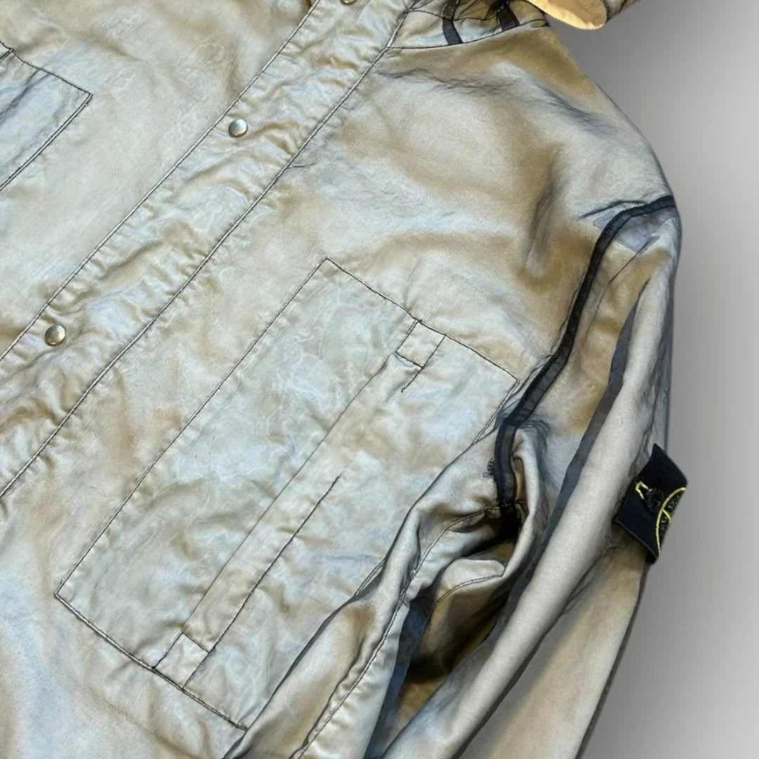 Stone Island SS/2001 Grey Monofilament Mesh Jacket L