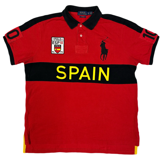 Ralph Lauren Spain Polo In Red ( XL ) - 1036 Emporium