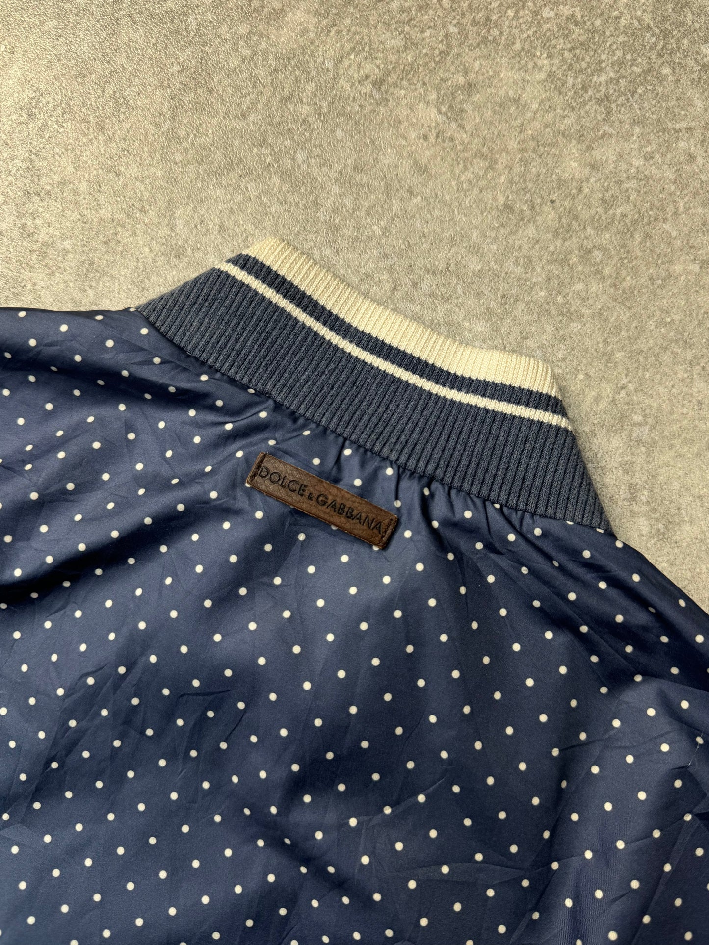 Dolce & Gabbana Polka Dot Bomber Jacket