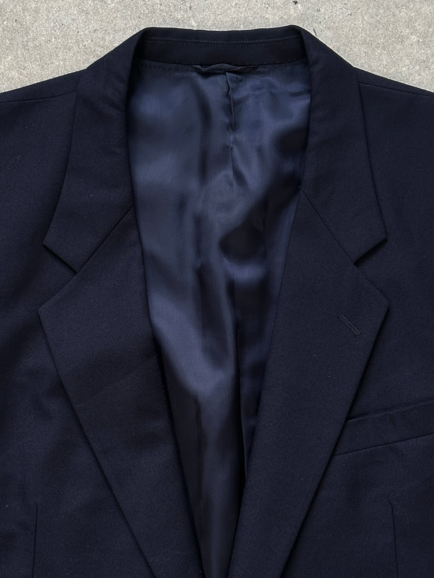 Yves Saint Laurent Menswear 1990s Pure Wool Bespoke Button Blazer - 46R/XL