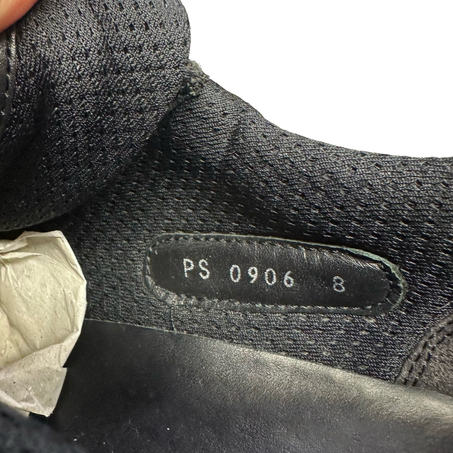 Prada America’s Cup Sneakers In Black ( 8UK/9US )